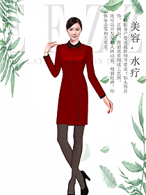 水療會所總臺收銀接待制服設(shè)計圖496