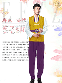 韓式桑拿spa總臺收銀接待服裝款式圖497