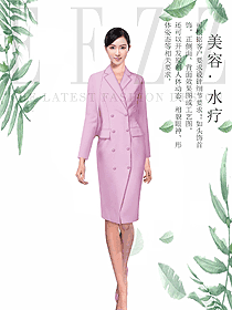 原創設計總臺收銀接待服裝款式圖502