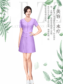 原創(chuàng)設計總臺收銀接待服裝款式圖508