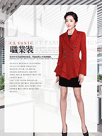 OL通勤裝女秋冬職業裝設計圖2052