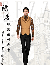 原創(chuàng)設計西餐服務員服裝款式圖1396