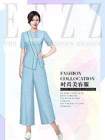 時尚按摩技師服款式設計圖1511