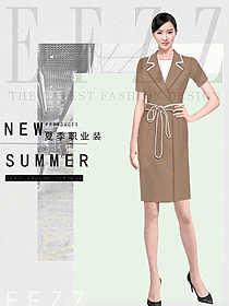 原創設計女夏裝制服設計圖1156