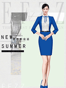原創設計女夏裝制服設計圖1172