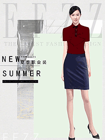 原創設計女職業裝短袖襯衫設計圖419