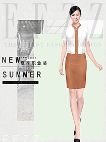 女職業裝短袖襯衫設計圖420