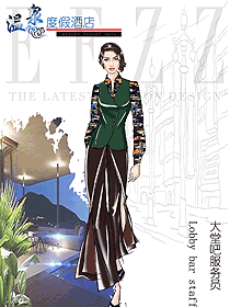 原創設計酒店大堂服裝款式圖1321