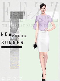 女職業裝短袖襯衫設計圖422