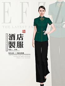 新款中餐服務(wù)員制服設(shè)計圖2293