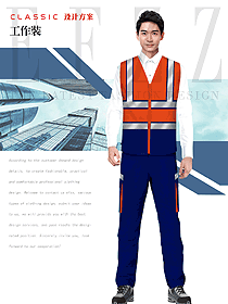 時尚長袖工程服制服設(shè)計圖122