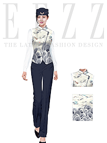 時尚空乘服裝設計款式圖882