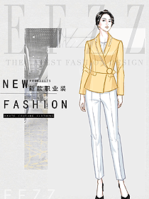 原創(chuàng)設(shè)計(jì)女秋冬職業(yè)裝設(shè)計(jì)圖2065