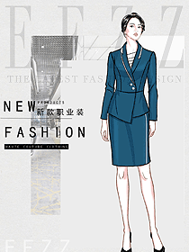 OL通勤裝女秋冬職業(yè)裝設(shè)計(jì)圖2066