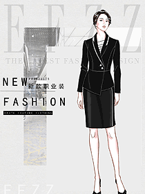 原創(chuàng)設(shè)計(jì)女秋冬職業(yè)裝設(shè)計(jì)圖2067