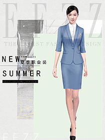 時尚女秋冬職業裝設計圖2076