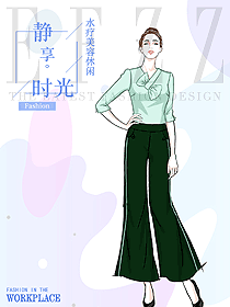 原創(chuàng)制服設計按摩技師服裝設計圖1526