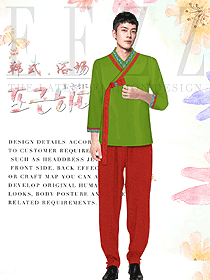 養生會所服務生制服設計圖928