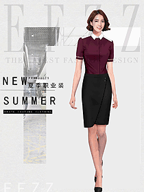 女職業裝夏裝制服設計圖1189