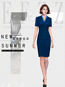 女職業裝夏裝制服設計圖1195