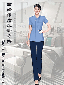 辦公樓清潔員制服設計圖338