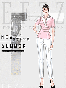 女職業(yè)裝夏裝制服設(shè)計圖1199