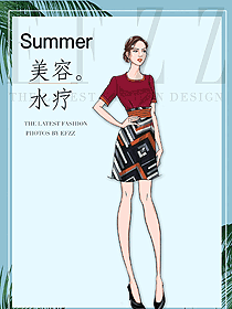 美容養生會所技師制服設計圖949