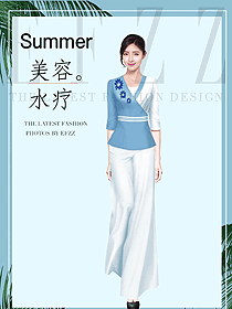 新款按摩技師服款式設計圖1528