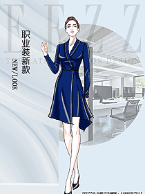 原創(chuàng)制服設計專賣店營業(yè)員服裝款式圖1617