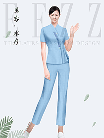 美容養生會所技師制服設計圖959