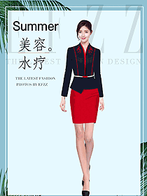原創(chuàng)設(shè)計(jì)總臺(tái)收銀接待服裝款式圖516