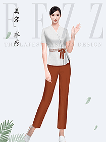 時尚養生會所服務生制服設計圖960