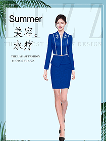 水療會所總臺收銀接待制服設(shè)計(jì)圖517