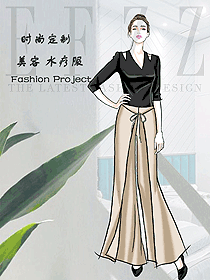 時尚按摩技師服款式設(shè)計圖1537