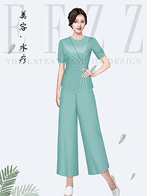 時尚養生會所服務生制服設計圖964