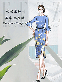 水療會所總臺收銀接待制服設(shè)計圖521