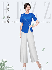美容養生會所技師制服設計圖965