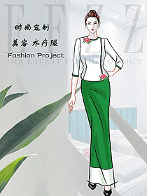 原創設計水療會所咨客制服設計圖598