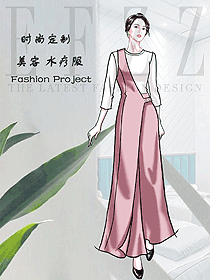 原創(chuàng)制服設(shè)計(jì)按摩技師服裝設(shè)計(jì)圖1542