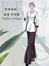 新款按摩技師服款式設計圖1560