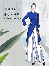 原創(chuàng)制服設(shè)計(jì)按摩技師服裝設(shè)計(jì)圖1566