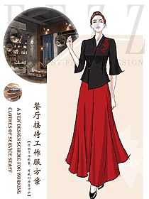 原創設計中餐領班制服設計圖221