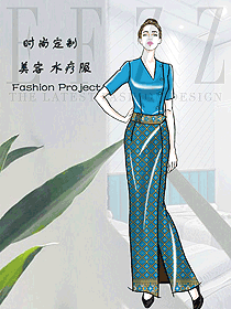 美容水療會所咨客制服設計圖601