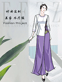 新款按摩技師服款式設計圖1573