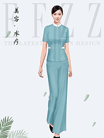 美容養生會所技師制服設計圖969