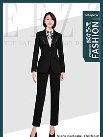 時尚女秋冬職業裝設計圖2104