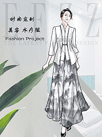 原創設計水療會所咨客制服設計圖604