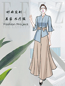 原創設計水療會所咨客制服設計圖608