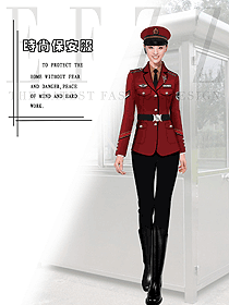 新款保安服西裝服裝款式圖098