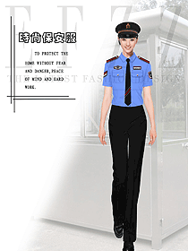 新款短袖保安服款式設計圖416